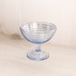 Vintage Anchor Hocking Blue Park Avenue Glass Footed Compote