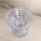 Vintage Anchor Hocking Blue Park Avenue Glass Footed Compote