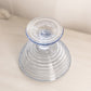Vintage Anchor Hocking Blue Park Avenue Glass Footed Compote