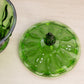 Vintage Anchor Hocking Spearmint Green Glass Fairfield Lidded Dish