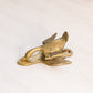 Vintage Brass Bird Clip