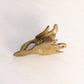 Vintage Brass Bird Clip