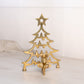 Vintage Brass Christmas Tree Taper Candleholder