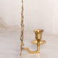 Vintage Brass Christmas Tree Taper Candleholder