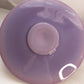 Vintage Cambridge Glass Purple Milk Glass Helio Tidbit Tray