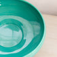 Vintage Cambridge Jade Green Glass Bowl with Black Stand