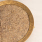 Vintage Circular Gold Tone Pin Cushion with Ornate Designs