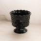 Vintage Colony Black Glass Whitehall Footed Bowl