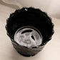 Vintage Colony Black Glass Whitehall Footed Bowl