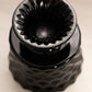 Vintage Colony Black Glass Whitehall Footed Bowl