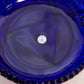 Vintage Dalzell-Viking Cobalt Blue Glass Sawtooth Scalloped Edge Bowl