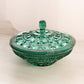 Vintage Dark Green Windsor Lidded Dish