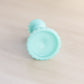 Vintage Extra Small Mini Light Blue Milk Glass Candlestick