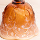 Vintage Fenton Glass Amber Opalescent Lily of The Valley Bell