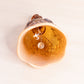 Vintage Fenton Glass Amber Opalescent Lily of The Valley Bell