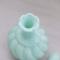 Vintage Fenton Light Green Milk Glass Bottle with Swirl Designs