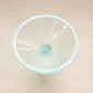 Vintage Fenton Light Teal Sheffield Opalescent Glass Candlestick