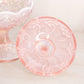 Vintage Fenton Lily of the Valley Pink Iridescent Lidded Compote Dish