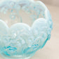 Vintage Fenton Medium Blue Opalescent Lily of The Valley Bowl