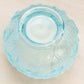 Vintage Fenton Medium Blue Opalescent Lily of The Valley Bowl