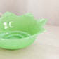 Vintage Fenton Medium Green Jadeite Glass Flower Bowl