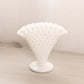 Vintage Fenton Medium White Milk Glass Hobnail Fan Vase