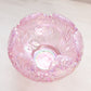 Vintage Fenton Pink Iridescent Opalescent Empress Lotus Glass Bowl