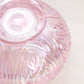 Vintage Fenton Pink Iridescent Opalescent Empress Lotus Glass Bowl