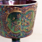 Vintage Fenton Purple Carnival Glass Wild Strawberry Pedestal Bowl (No Lid)