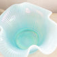 Vintage Fenton Sheffield Large Blue Iridescent Opalescent Glass Bowl