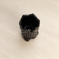 Vintage Fenton Small Black Glass Hobnail Toothpick Holder