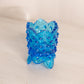 Vintage Fenton Small Blue Glass Hobnail Toothpick Holder