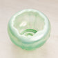 Vintage Fenton Small Green Iridescent Opalescent Glass Bowl