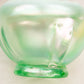 Vintage Fenton Small Green Iridescent Opalescent Glass Bowl