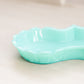 Vintage Fenton Small Turquoise Milk Glass Block and Star Dish