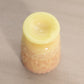 Vintage Fenton Small Yellow Pink Burmese Glass Toothpick Holder