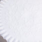 Vintage Fenton Spanish Lace White Milk Glass Cake Stand