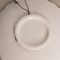 Vintage Imperial Large White Milk Glass Plate with Flower and Border