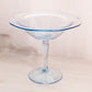 Vintage Fostoria Azure Blue Glass Compote