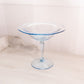 Vintage Fostoria Azure Blue Glass Compote