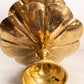 Gold Tone Brass 3-Tiered Serving Tray with Fancy Handle