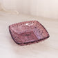 Vintage Hazel Atlas Moroccan Amethyst Square Purple Glass Dish