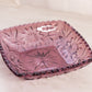 Vintage Hazel Atlas Moroccan Amethyst Square Purple Glass Dish