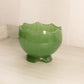 Vintage Imperial Glass Medium Dark Green Jadeite Glass Bowl