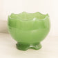 Vintage Imperial Glass Medium Dark Green Jadeite Glass Bowl