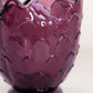 Vintage Imperial Glass Medium Dark Purple Glass Artichoke Vase