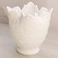 Vintage Imperial Glass Medium White Milk Glass Artichoke Vase