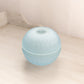 Vintage Indiana Glass Circular Light Blue Satin Glass Fairy Lamp
