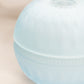 Vintage Indiana Glass Circular Light Blue Satin Glass Fairy Lamp