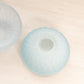 Vintage Indiana Glass Circular Light Blue Satin Glass Fairy Lamp